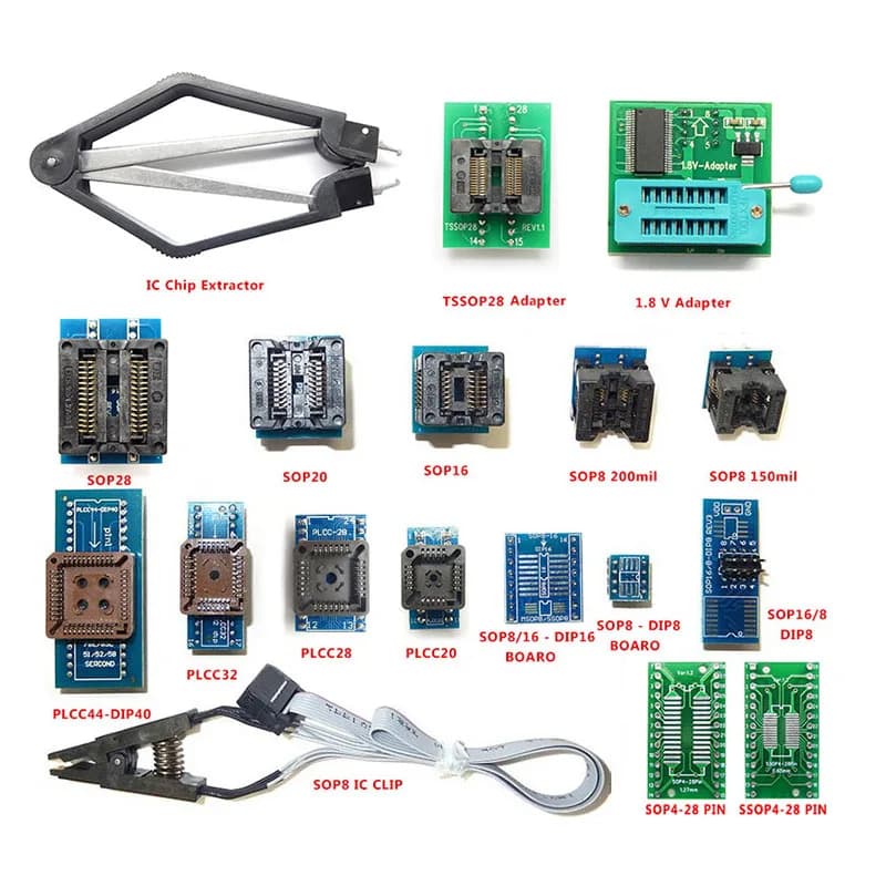 16adapter Sockets for T76 T56 T48 RT809H