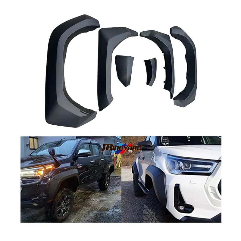 Hot Selling Auto Accessories Gr Sport Wheel Arch Pocket 2020 for Toyota Hilux Revo Fender Flares
