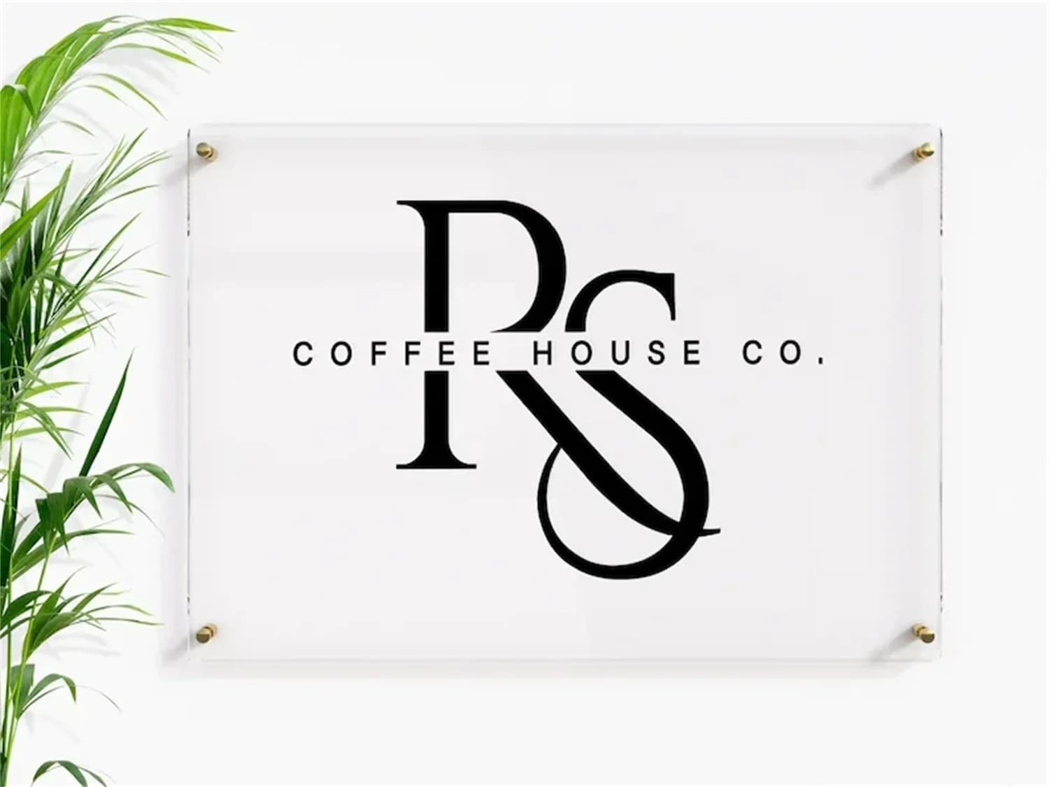 Customized  Acrylic Company Logo Sign, Business Logo Displaying Plaue for Office Wall Decor, Door Plates