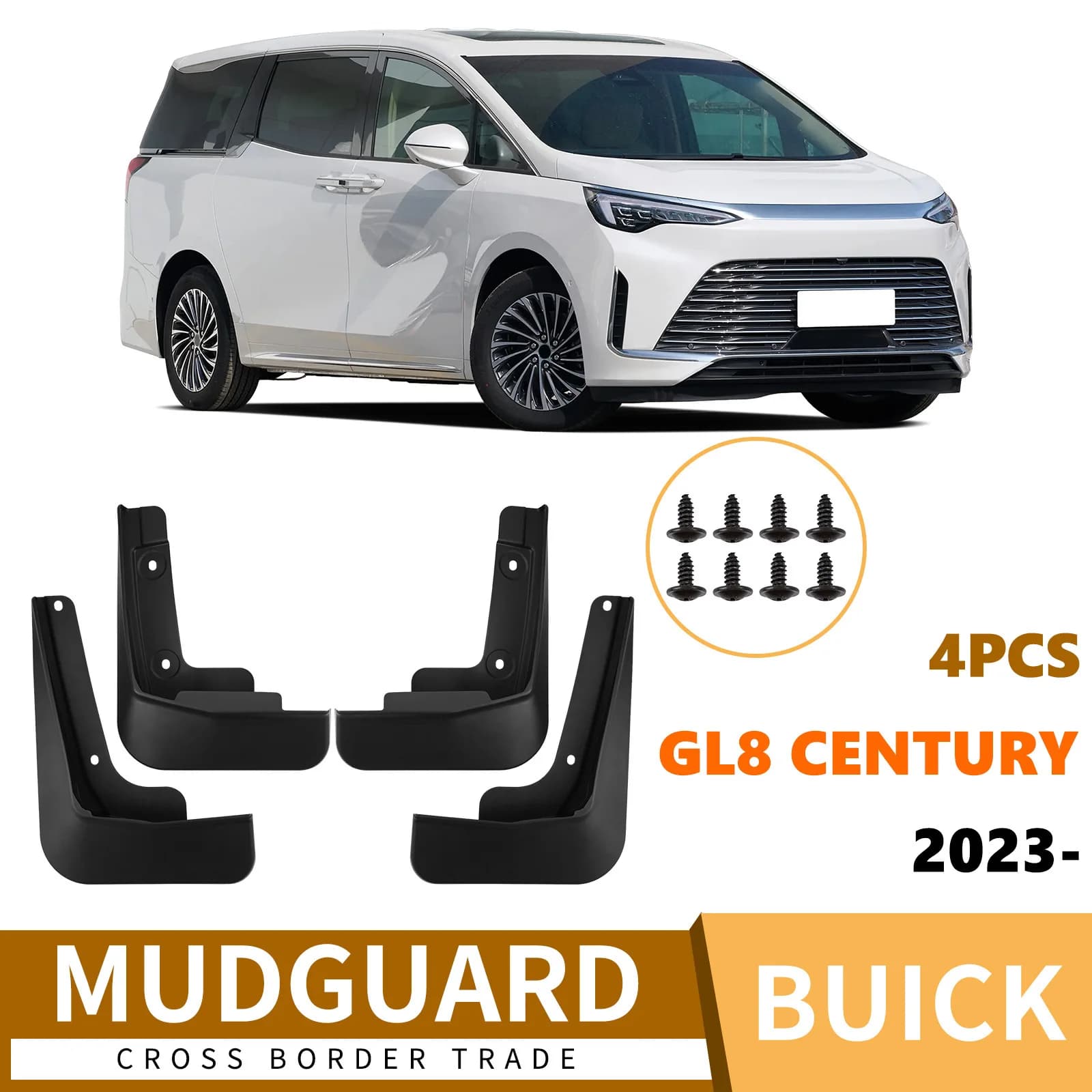 For Buick Century GL8 Century 2023-2025 car tire fender skin fender flares mud flaps car accessories