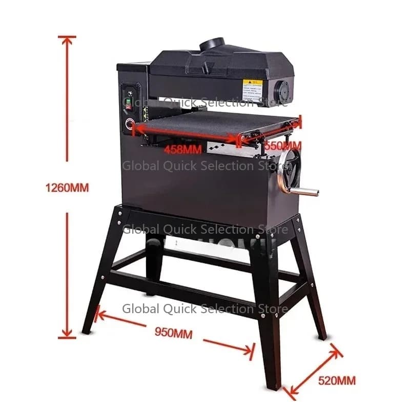 18 " Belt Polishing Grinding Sanding Machine 1500W Sand Disc Small Woodworking Desktop Sander Grinder Polisher 458*550mm 220V