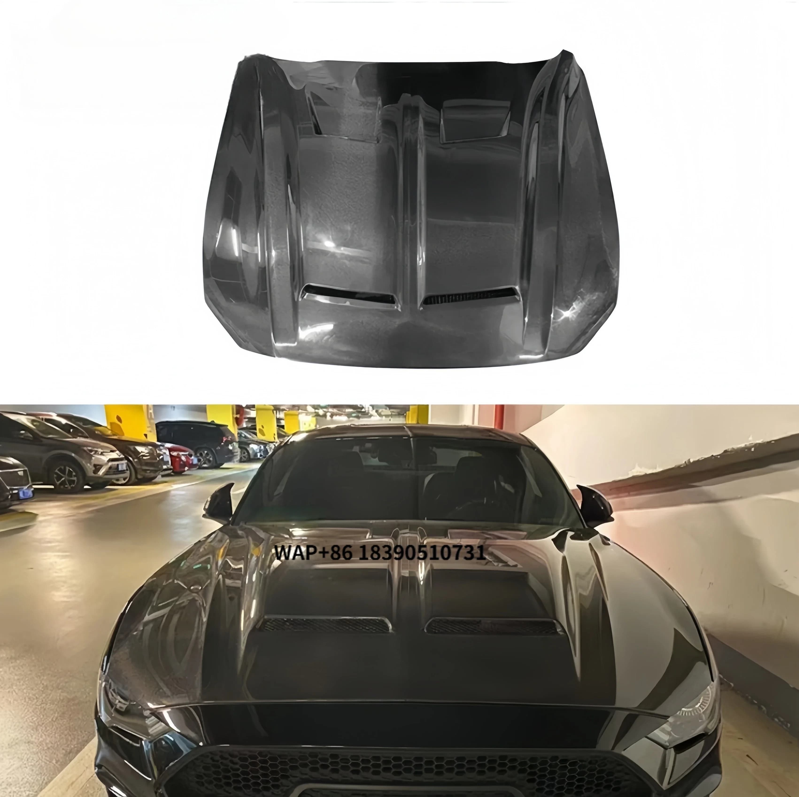 New Carbon Fiber Front Hood for Mustang Cobra Includes Screws Car Accessories Manufacturing Bonnet