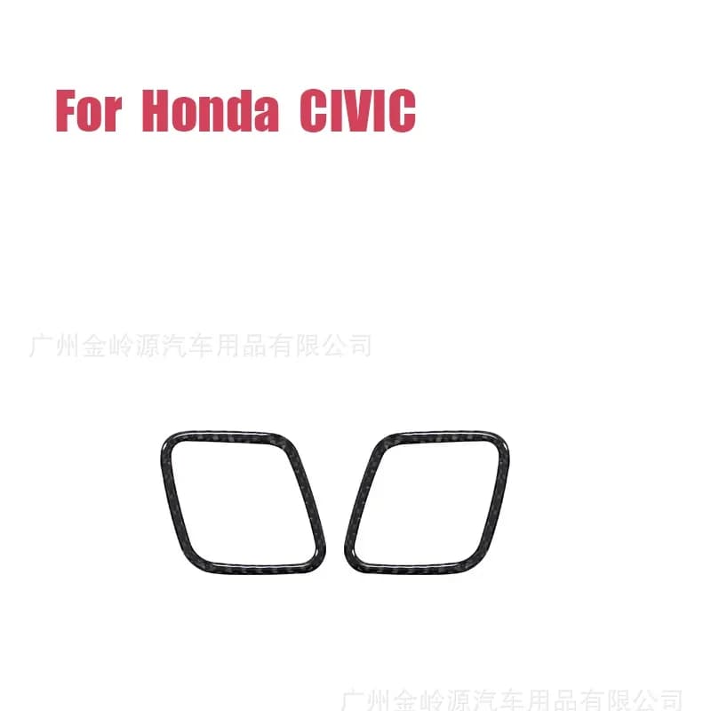 For 21-23 Honda Civic Eleventh Generation Car Interior Modification Carbon Fiber Door Speaker Frame Decoration
