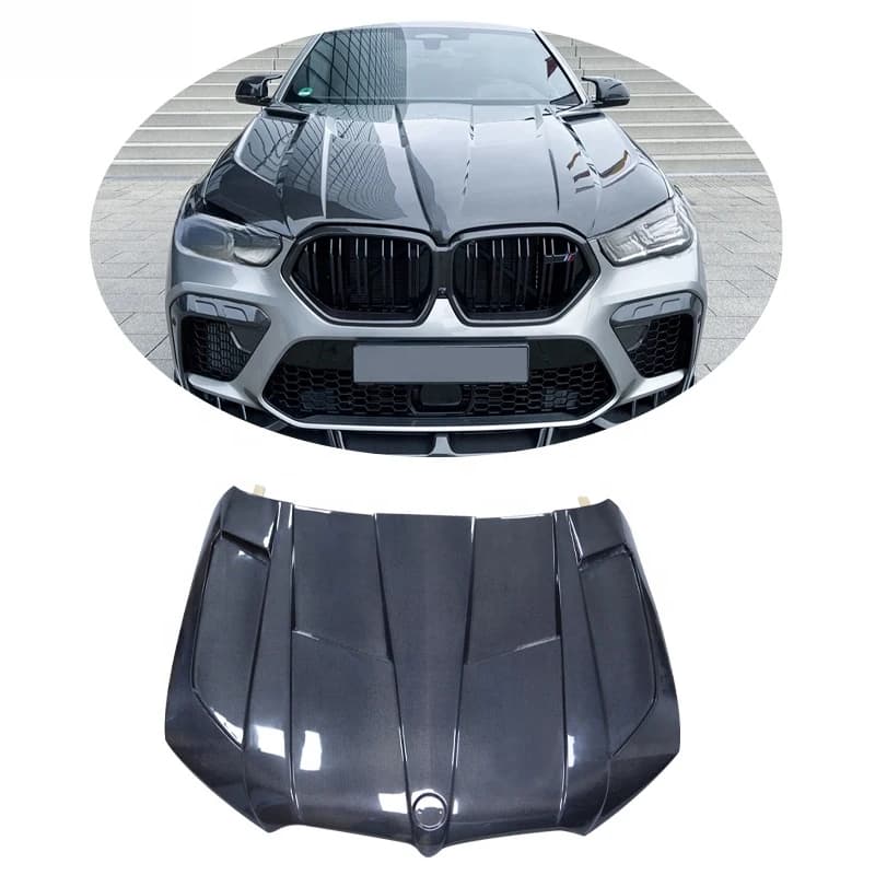 LD Style  Carbon Fiber Hood for G06  X6 Engine Bonnet Engine Cover