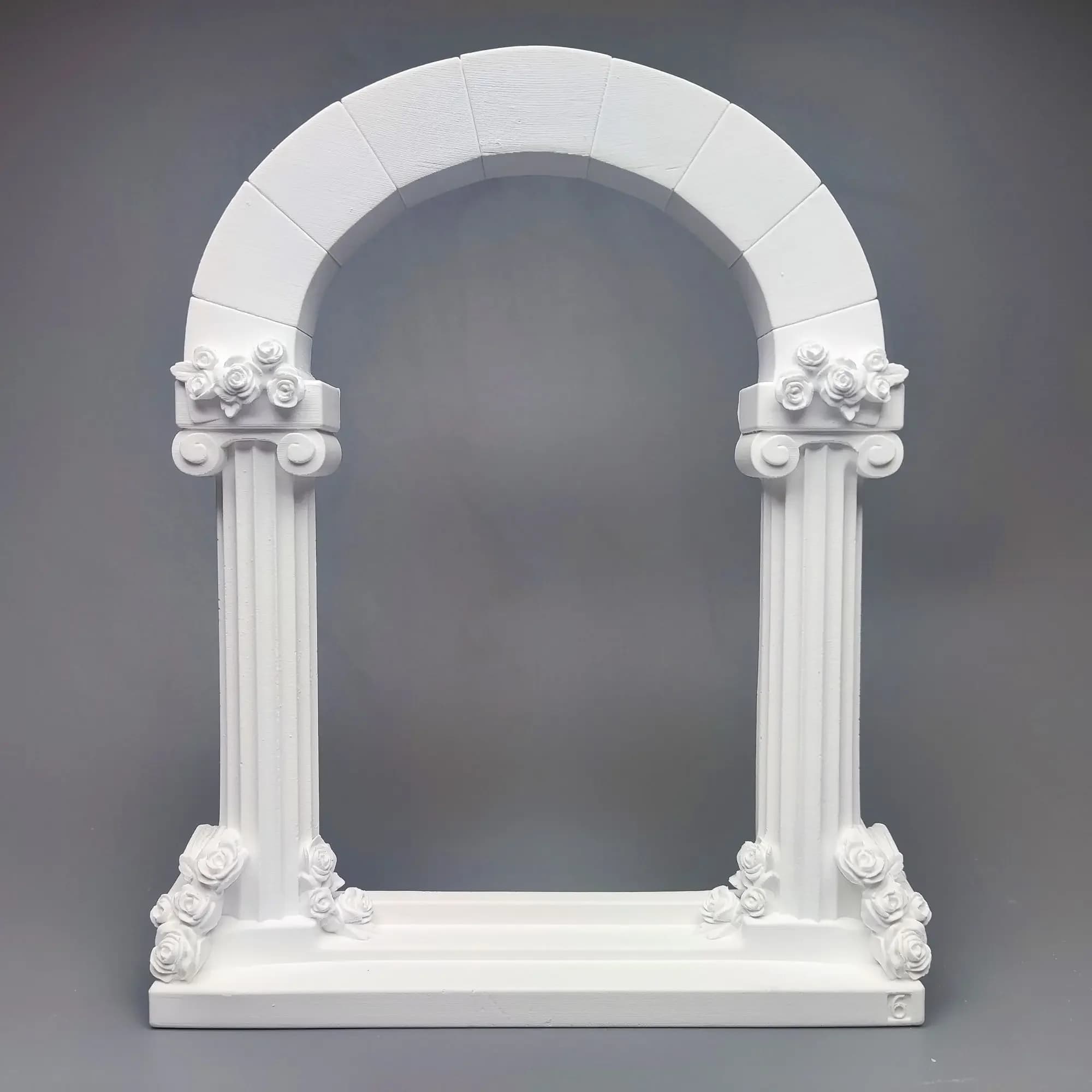 Roman Column Archway Decoration, European Architectural Model Sketch Sculpture, Desktop Archway