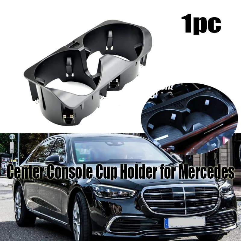 Center Console Drink Cup Holder For Mercedes Benz Class W221 2009-2012 Auto Accessories Cup Holders And Armrest Tray Coin Box