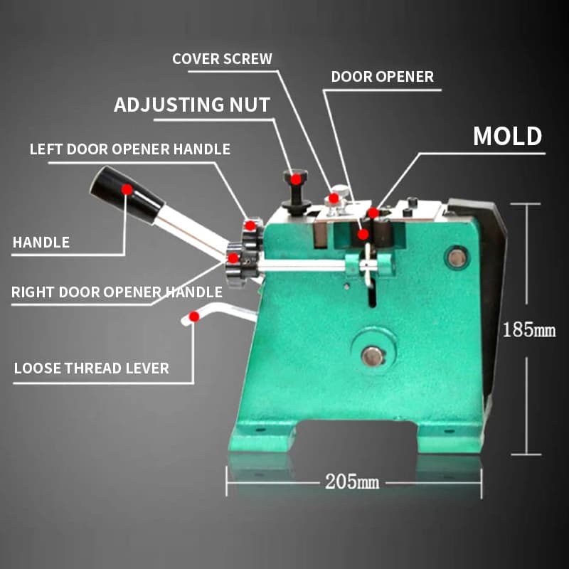 HS-T01 Desktop Hydraulic Cold Welding machine Copper Aluminum Wire Cold Welding machine Enameled Aluminum Wire Copper