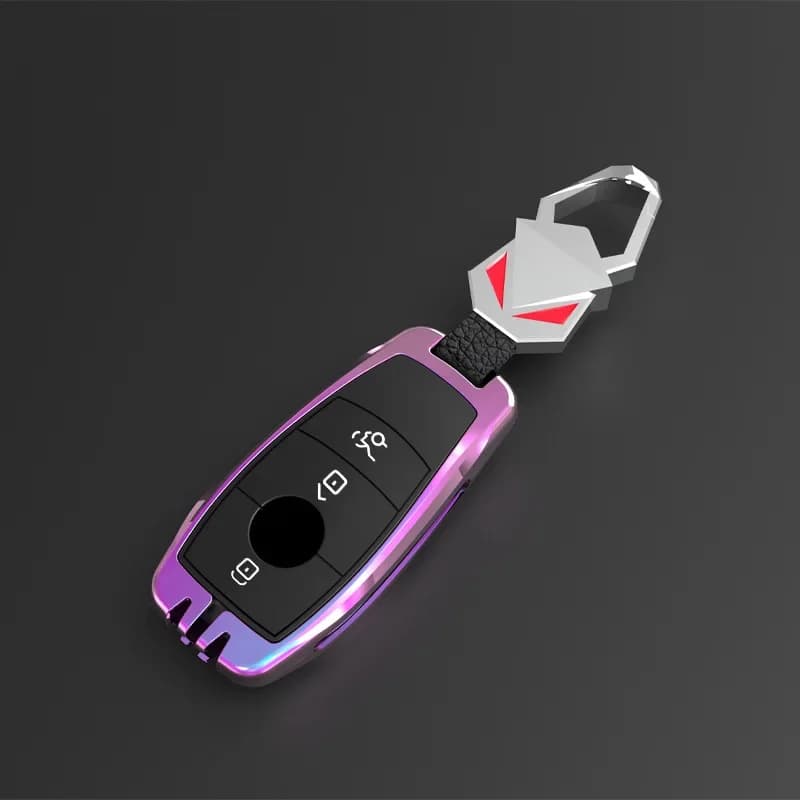 Zinc Alloy Car Key Fob Case Shell Key cover For Mercedes Benz A C E S G GLS Class W177 W205 W213 W222 Maybach Car Styling