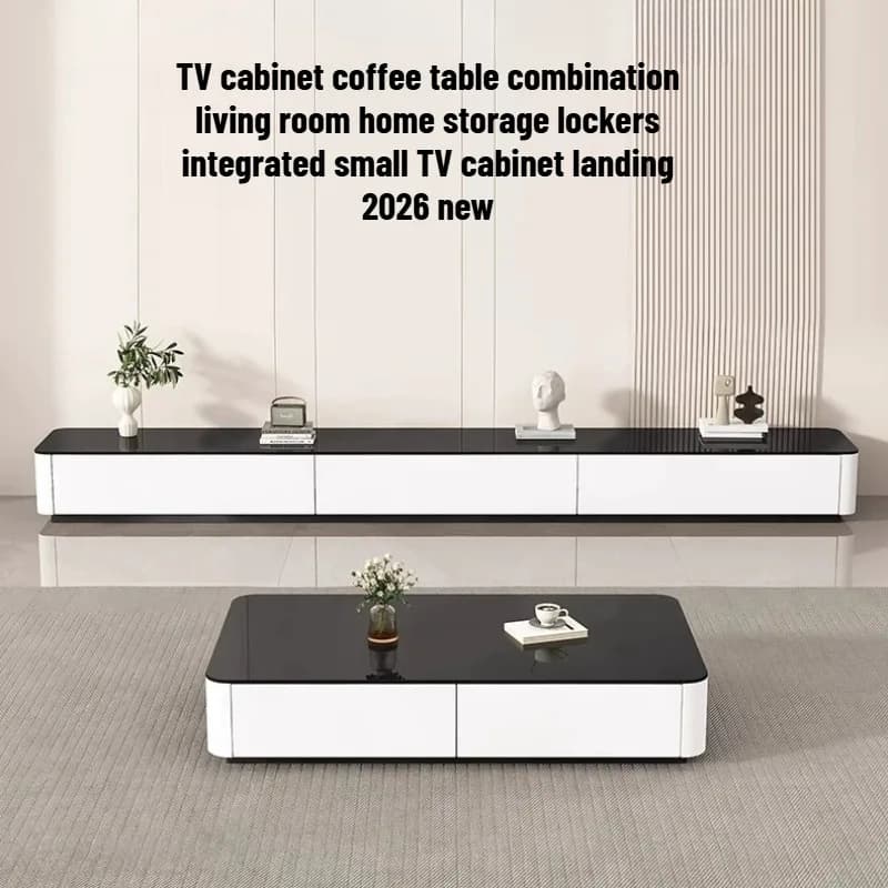 Modern Drawer Tv Stand Black White Living Room Media Tv Stand Luxury Floor Mobili Soggiorno Arredamento Furniture Clearance