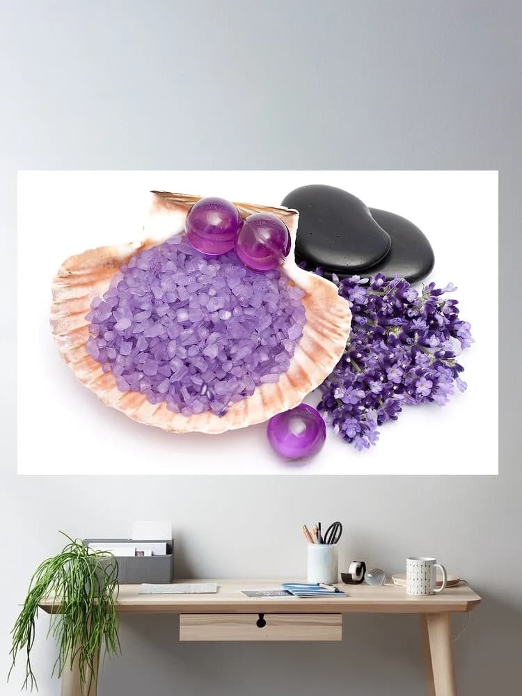Serene Spa Still Life Art Print Canvas Poster, Living Room Decor, Home Wall Picture