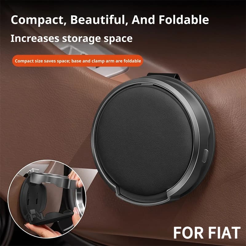 For Fiat 500 Panda Grande Punto Punto Evo Doblo Tipo Ducato 500L 500X Car Organizer Multifunctional Door Cup Holder Car Interior