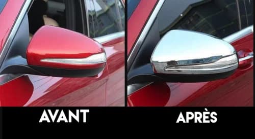 Premium Grade 1 Pair Chrome Side Mirror Cover For Mercedes Benz W205 W213 W222 C E S Class LHD