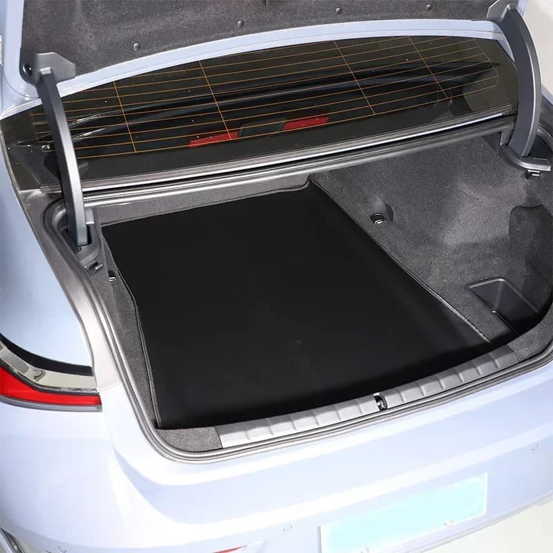 metyoucar For BMW 7 Series G70 23-24 Black Car Trunk Mat DurAble Floor Mats All Weather Pad Protection Carpet Car Accessories