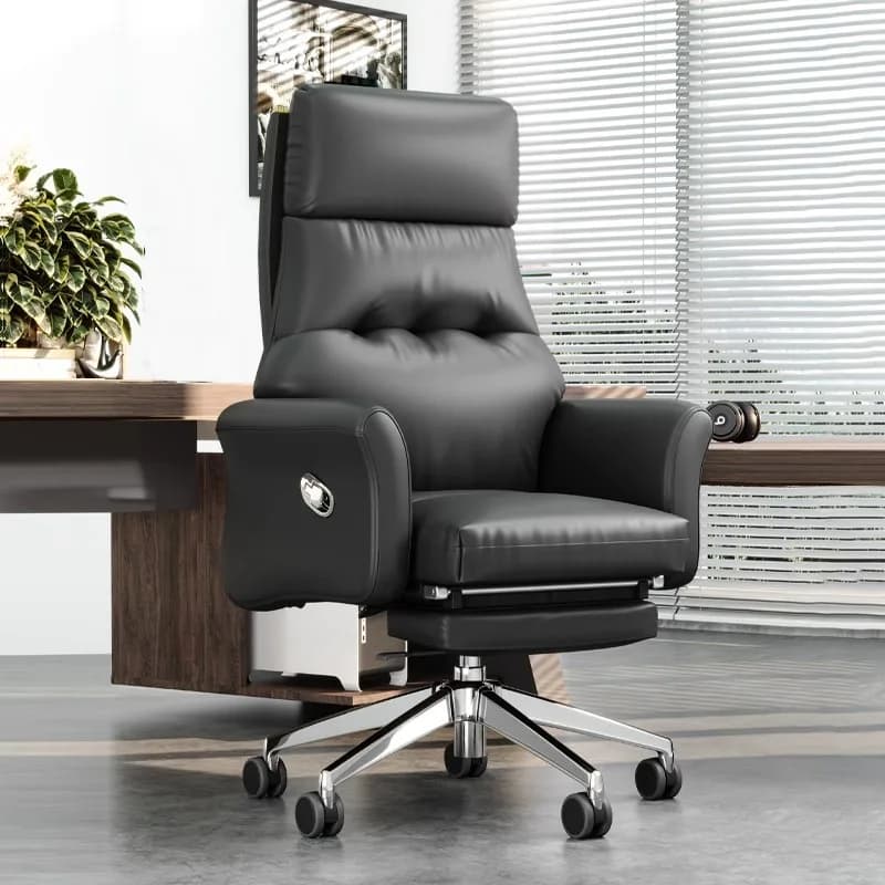 LH simple modern lifting rotating office chair reclining computer chair business