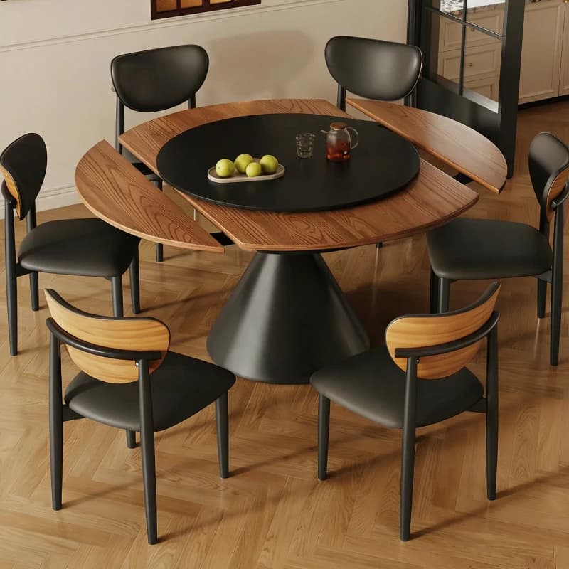Shelving Foldable Dining Tables Round Italian Clearance Extendable Dining Tables Hotel Islands Mesa De Jantar Furniture Home