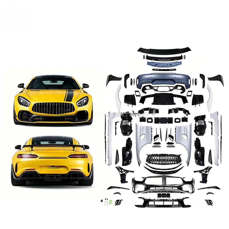 High Quality Dry Carbon Fiber PP Wide Body Kit With Bumper For GT GTC GTS Exterior Tuning Parts