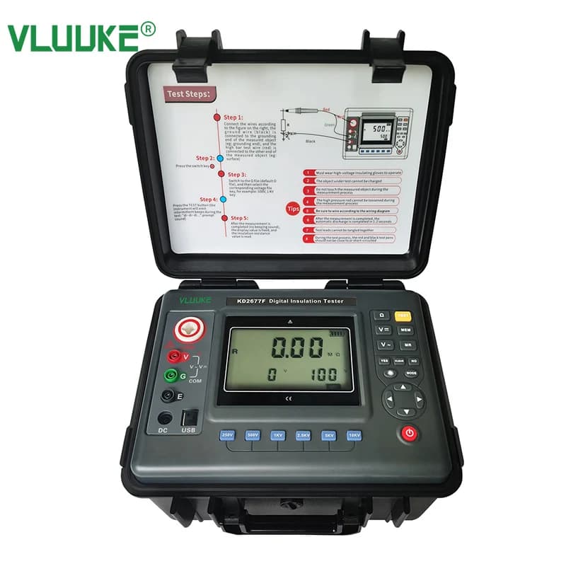 Digital Megohm Meter High Voltage 220V Insulation Resistance Tester