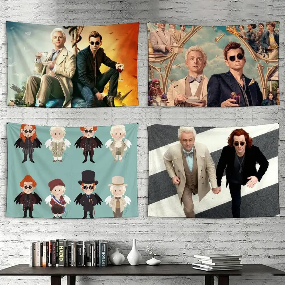 good O-omens new Group Flags Suitable For Party Club Outdoor Interior Wall Decoration Banner Fans Gift