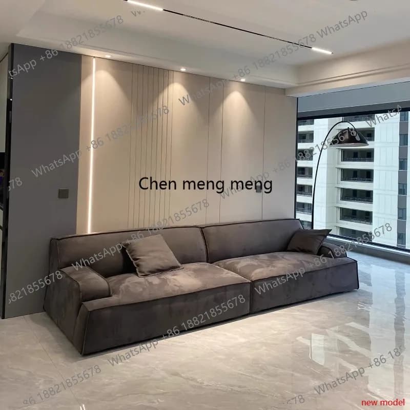 AB03European Minimalist Living Room Sofas Oversized Soft Lounge Living Room Sofas Memory Foam Divano Moderno Furniture For Home