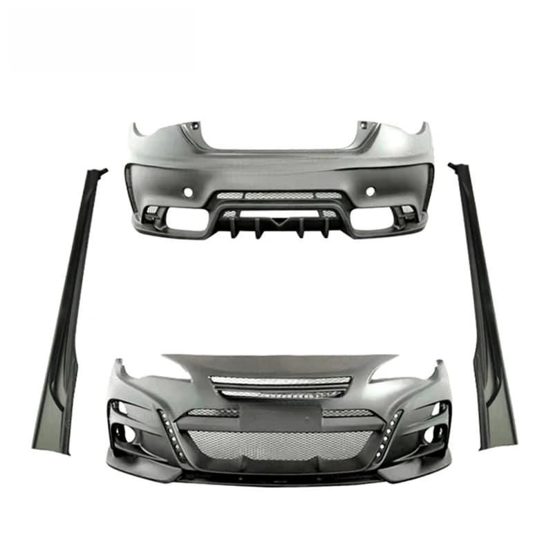 High Quality Wolf Flame Style Wide Body Kit Fit for 86 Front Rear Bumper Front Face Facelift Modification Parts