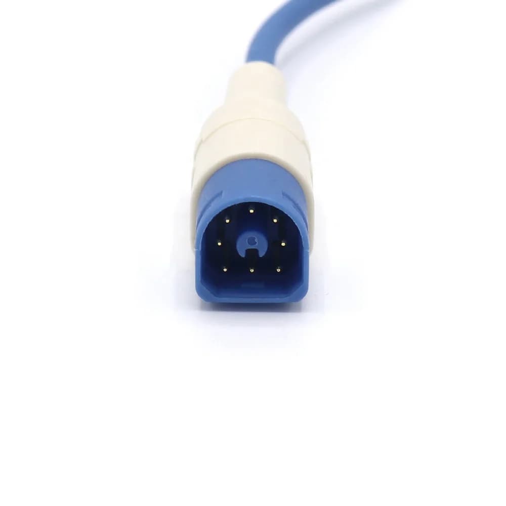 Reusable Adult Finger SpO2 Sensor, 8Pin Connector, Compatible with M1196A Oxygen Saturation Probe