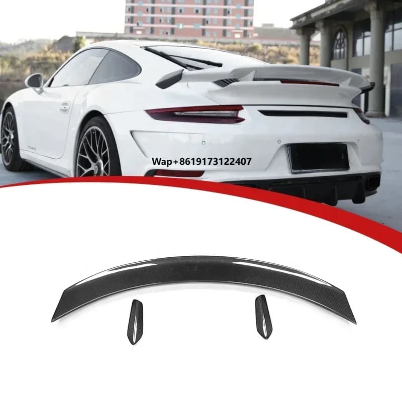 Amazing Quality Carbon Fiber Upgrade to TC Style Car  Racing Wing Rear Spoiler for 911 991 Turbo S