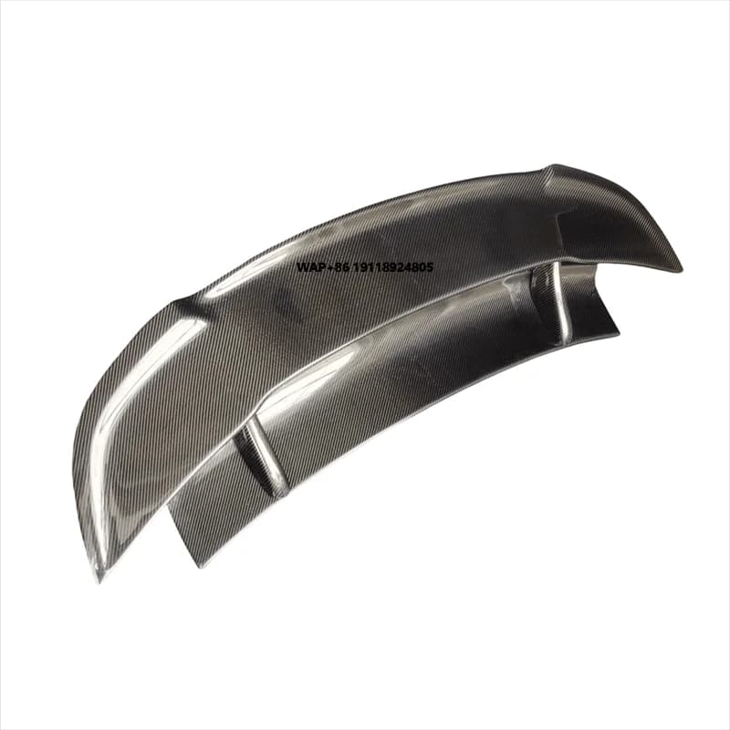 MP4 12C 650S Double Carbon Fiber Rear Wing & Trunk Spoiler with Polished Finish for Automobiles