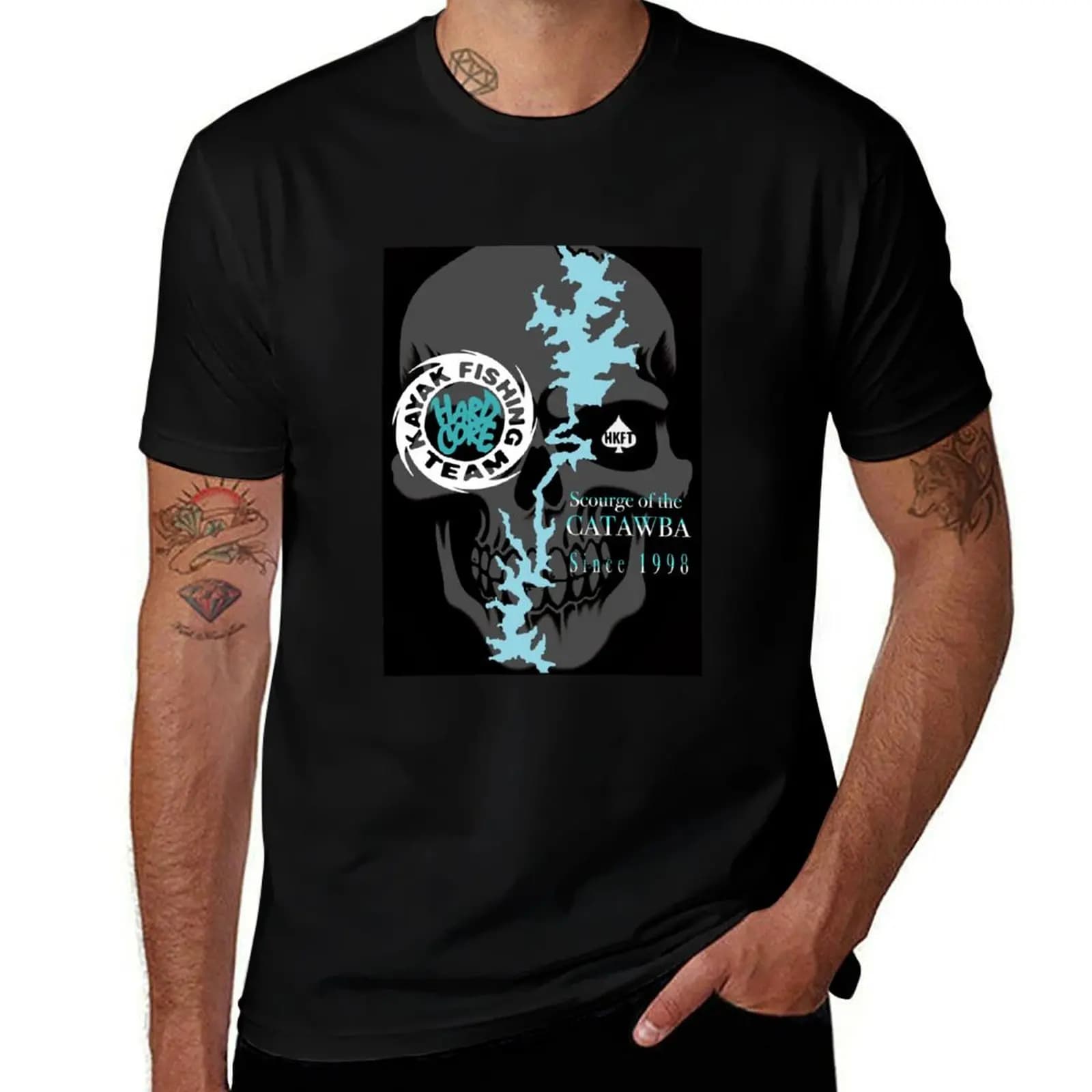 Hardcore Scourge of the Catawba 25yrs T-Shirt man t shirts high quality luxury brand T-Shirt
