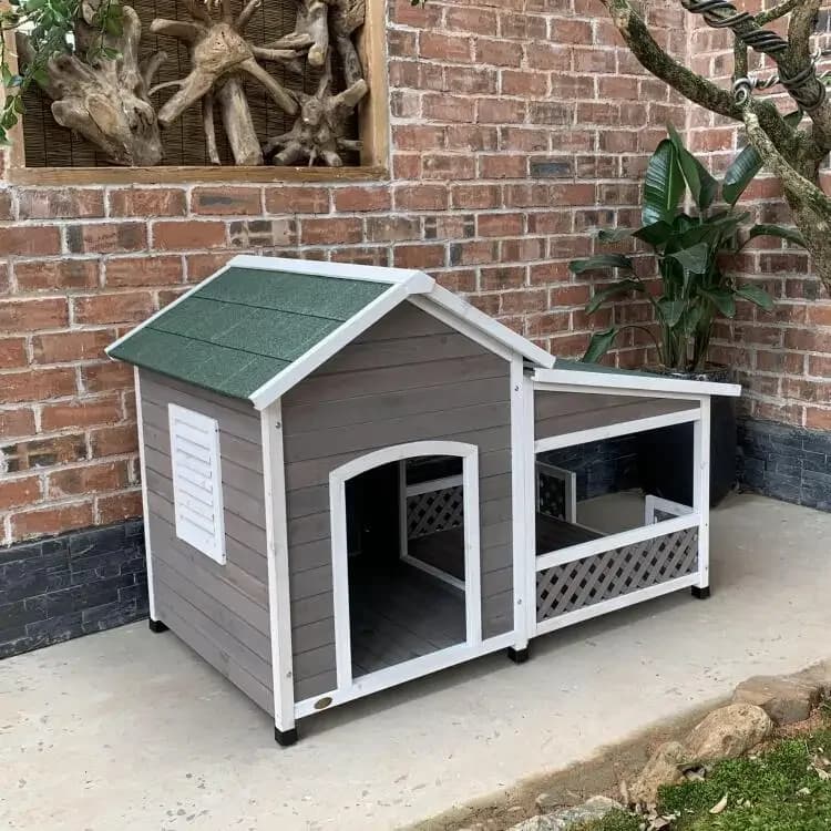 factory comfortable large dog house wooden dog cage for big size dog