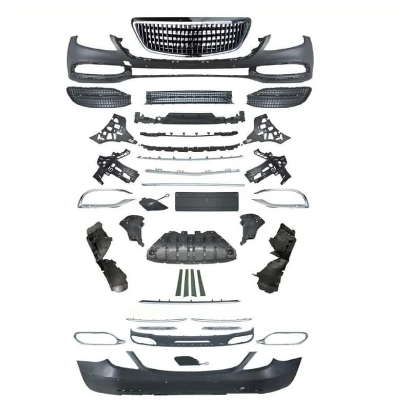 High Quality Styling Body Kit With Bumper Grille For S Class W222 2014-2020 Upgrade Parts
