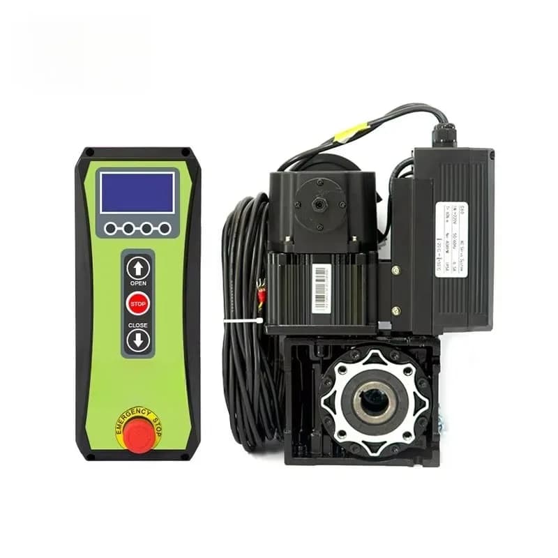 High-Speed PVC Roll-Up Door Servo Motor with Integrated Control Unit for  Operation in Garages Warehouses Industrial Workshops
