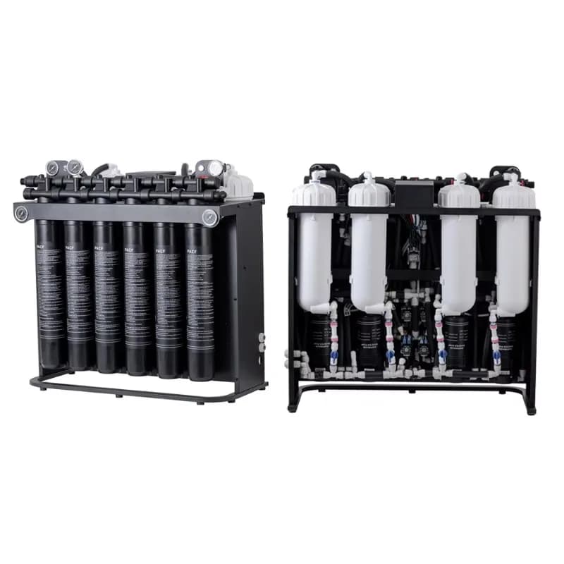 4800GPD 0.72TPH 12LPM Electric Reverse Osmosis Plastic Water Purifier with Self-Cleaning for Household RV Outdoor Use