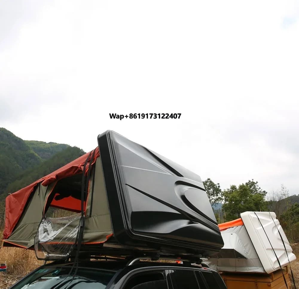 Newest Design HOT Selling Sun Camping Car Mounted  Trailer Outdoor Hard Shell Roof Top Tent