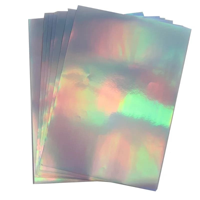 A4 self-adhesive rainbow PET film self-adhesive label paper