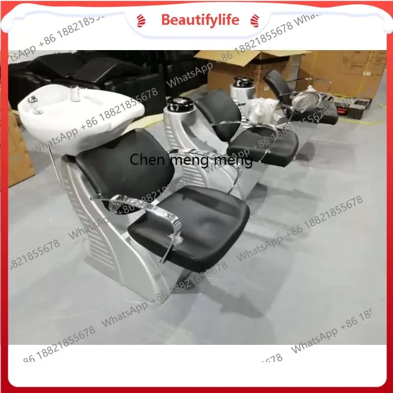 Shampoo bed Half lying Shampoo bed Hair salon Simple flush  High-end bed H