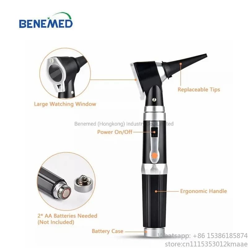 Vequyn Professional Fiber Optic Endoscopic Otoscope Diagnostic Kit
