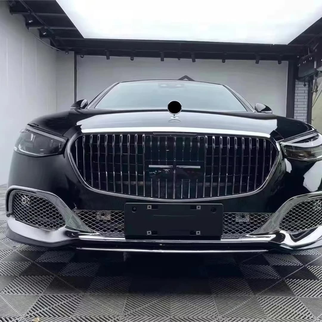 For W223 MAY Style Body Kit 2020 2021 2022 2023 2024 2025 Upgrade Bodykit S Class Old To New Car Bumpers Facelift Full Set
