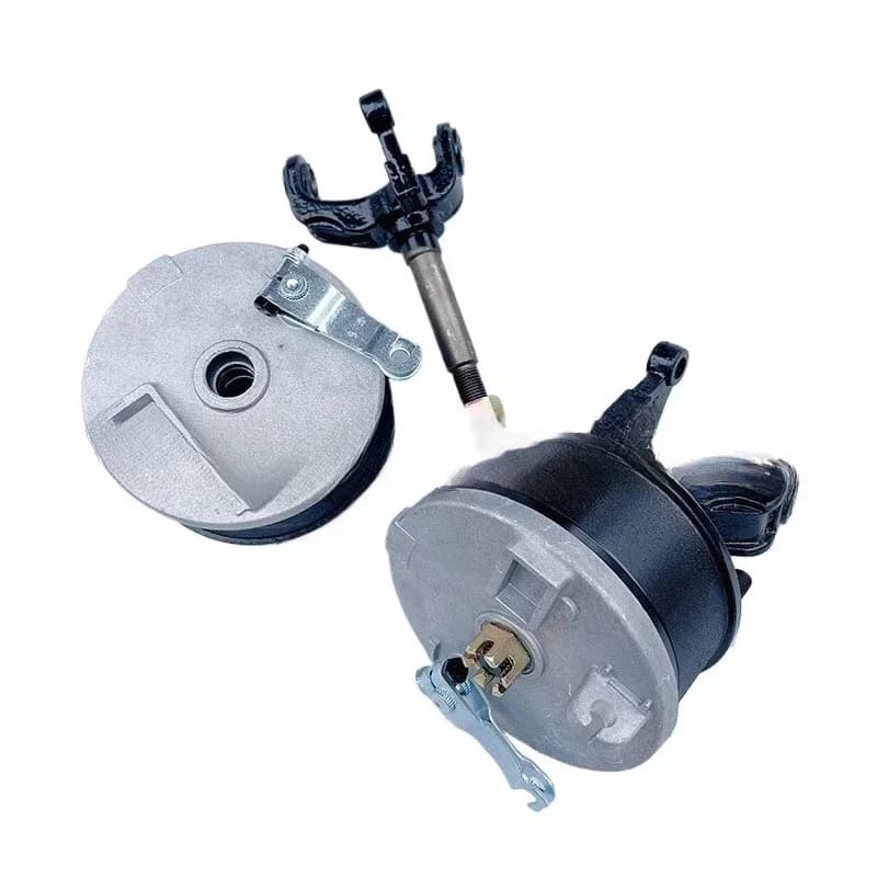 Four-wheeled motorcycle go-kart beach car accessories modified front drum brake drum hub seat claw shaft steering knuckle
