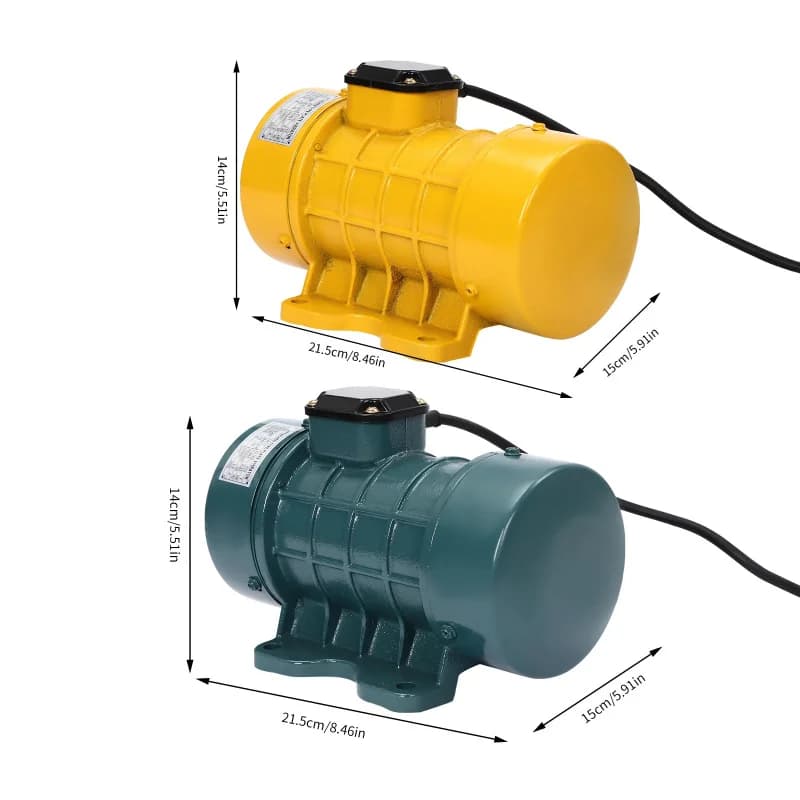 0W Concrete Vibration Copper Wire Motor Fully Sealed Housing Engineering Construction hin
