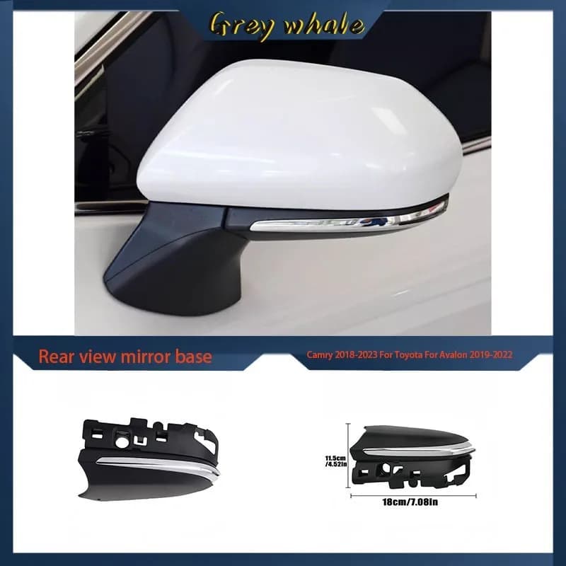 For Toyota For Camry 2018-2023 For Toyota For Avalon 2019-2022 Car Exterior Rearview Side Mirror Bottom Lower Base Cover Shell