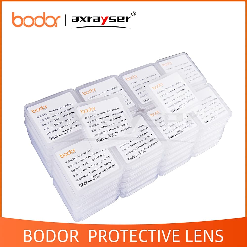 Original Bodor Lens Fiber Laser Protection Window Optical 21.5x2 27.9x4.1 30x5 37x7 For Bodor Laser Cutting Machine Head Parts