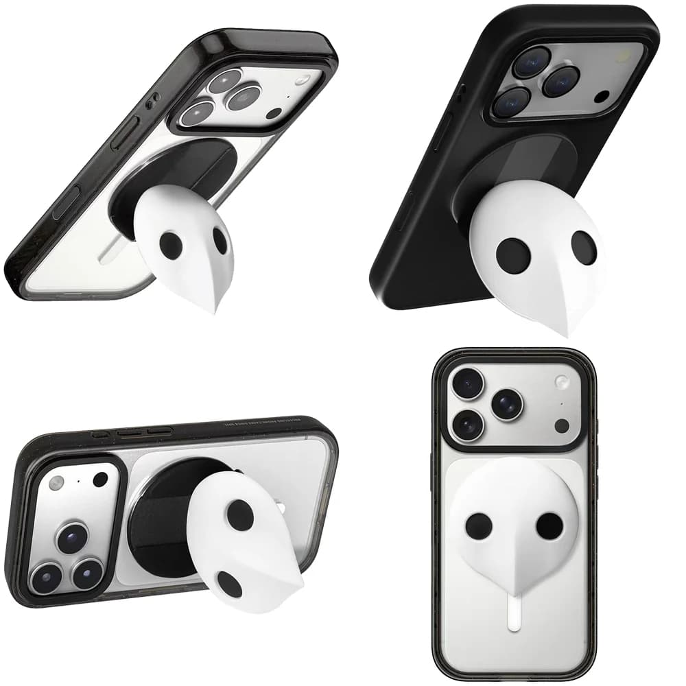 Bird Head Magnetic Phone Grip Stand for IPhone 13 14 15 16 17 Pro Max Case