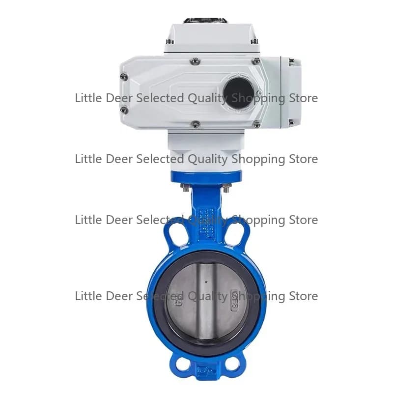 Electric  Valve D971X-16Q Wafer Type Water Valve Ptfe Stainless Steel Ductile Iron Regulating Valve