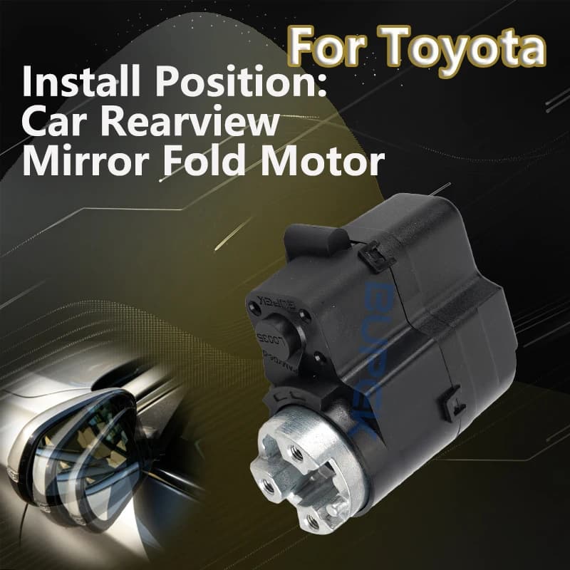 AZGIANT Car folding of reversing mirror motor 12V DC For Toyota Land Cruiser LC200 2007 2008 2009 2010 2011 2012 2013 2014 2015