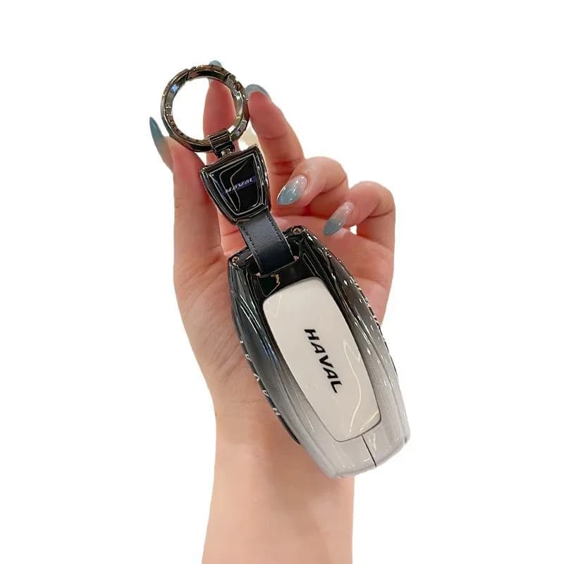 Premium Zinc Alloy Key Cover Case for Haval H6/M6 Plus/Chitu/H2/Dargo/H2S/F5/H4/H7/H8/H9/F7X/H6S - Protective Key Fob Shell