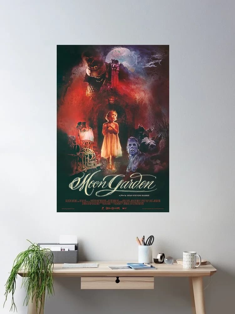 Moon Garden (2023) Movie,Art Picture Print Silk Poster Home Wall Decor