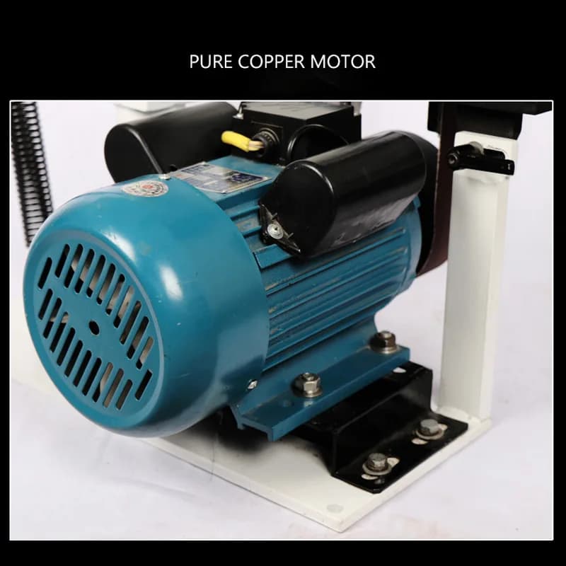 220v/380v multifunctional vertical belt sander household sharpener home diy small aluminum burr polishing machine