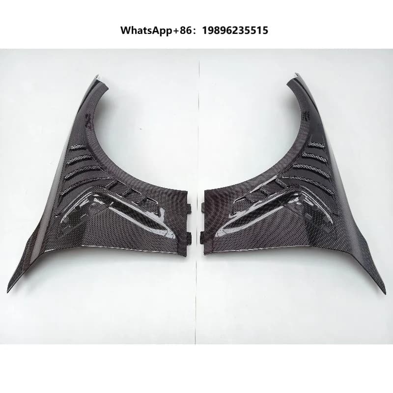 Dry Carbon Fiber Front Fenders for  M4 G82 G83 Vented Aero Fender Pre-preg Carbon