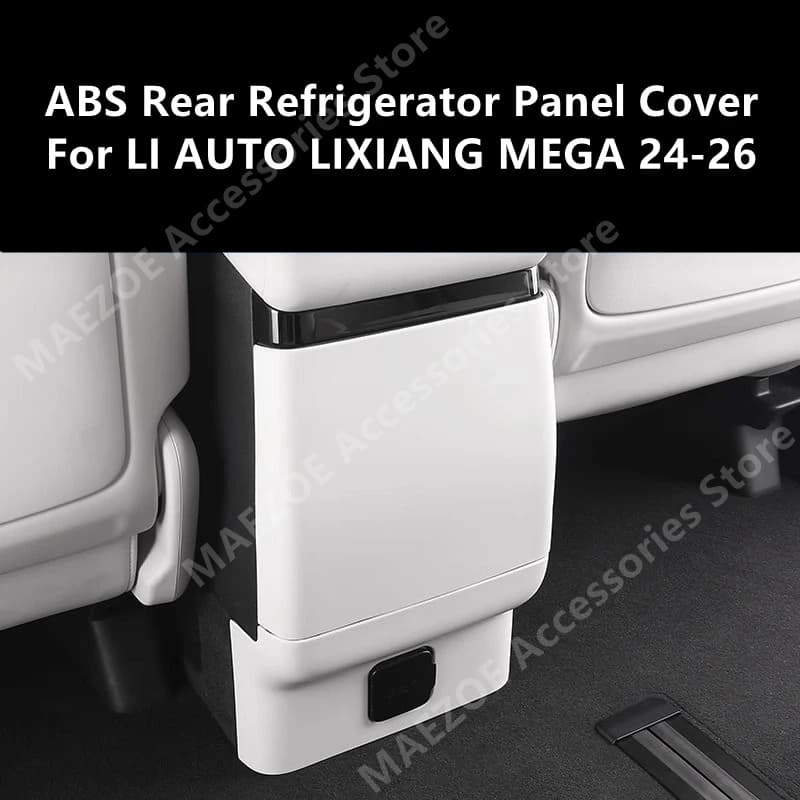For LI AUTO LIXIANG MEGA 24-26 ABS Rear Refrigerator Panel Cover,Car Interior Decoration Modification Accessories Refit