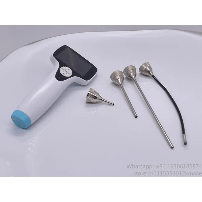 Vequyn Rigid Otoscope ENT Endoscope Video Otoscope Reusable Medical Diagnostic Set for Clinical Use